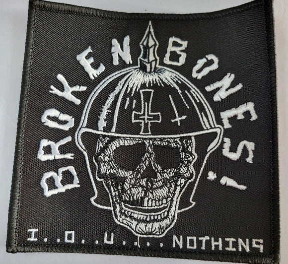 Broken Bones Embroidered Patch