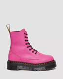 Jadon Pisa Thrift Pink Leather Dr. Marten 8 Eye Boots (CLEARANCE!)