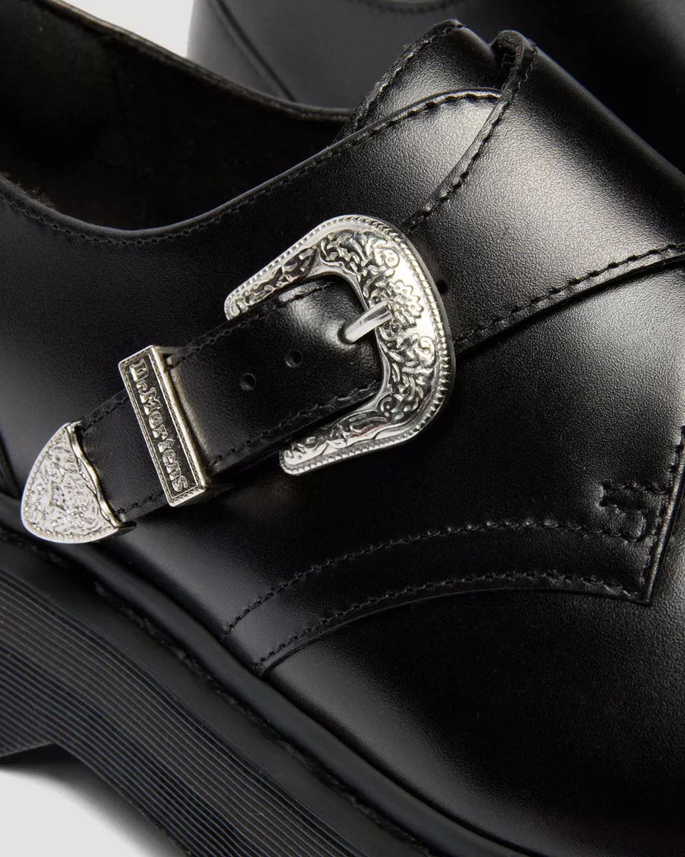 Retro Monk Quad Tumble Leather Strap Shoes – DeadRockers
