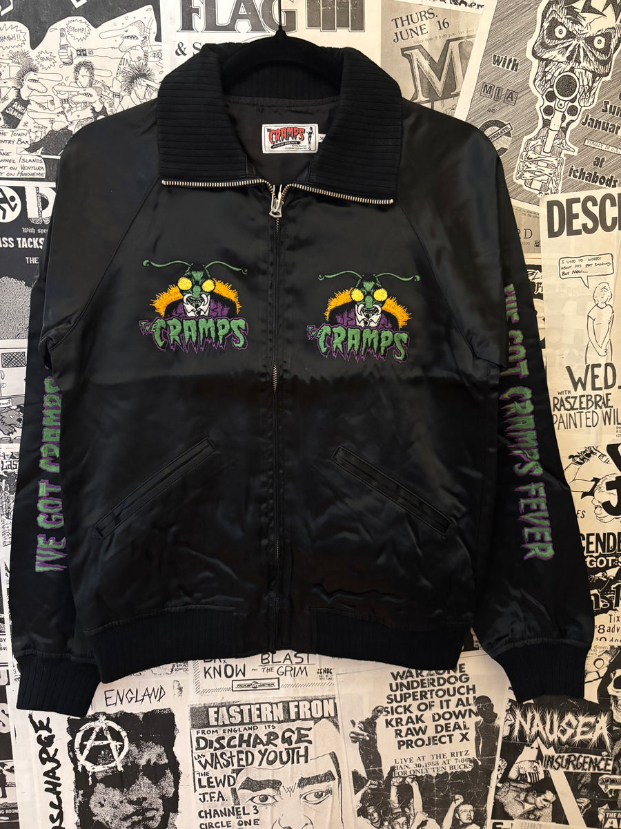 The Cramps Black Satin Bomber Jacket (Unisex) – DeadRockers