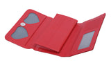 Red Sparkle Card Suit Wallet