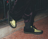 Black & Neon Green Suede Sneaker