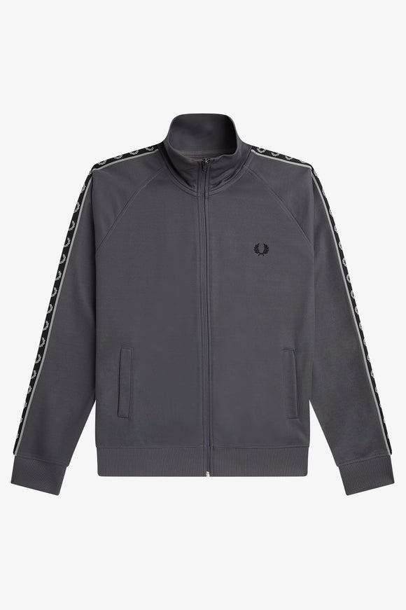 Fred Perry Taped Track Jacket Gunmetal