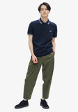 Fred Perry Polo Navy / Snow White / Seagrass