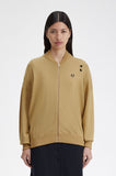 Fred Perry Amy Winehouse Metallic Knitted Bomber Jacket
