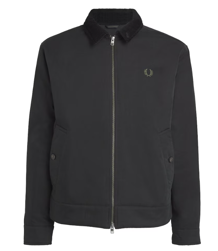 FRED PERRY CABAN JACKET チェック M Fred Perry Black Caban Jacket – DeadRockers