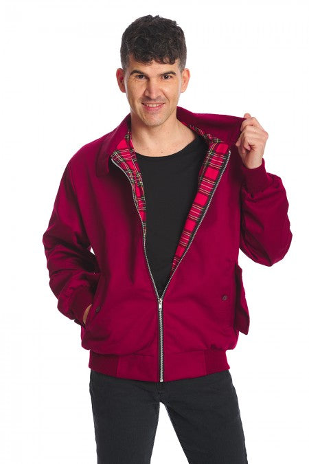 Burgundy Harrington Jacket UNISEX – DeadRockers
