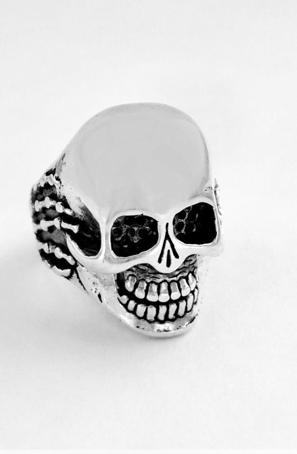 Skull with Hands Ring