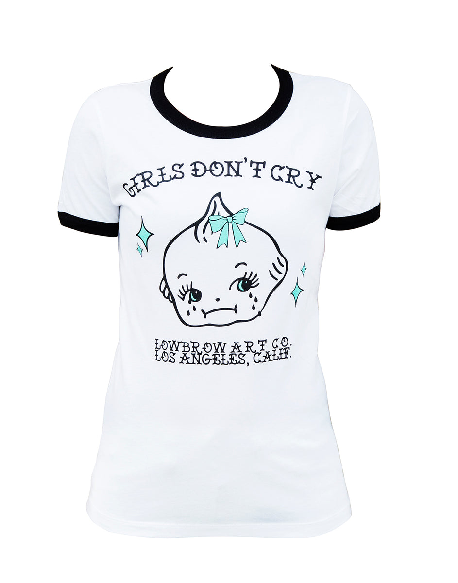 Girls Don't Cry  RINGER BABY TEE