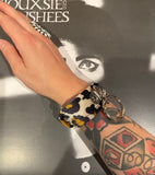 Jumbo Leopard Bondage Ring Wristband