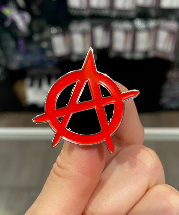 Anarchy Sign Enamel Pin