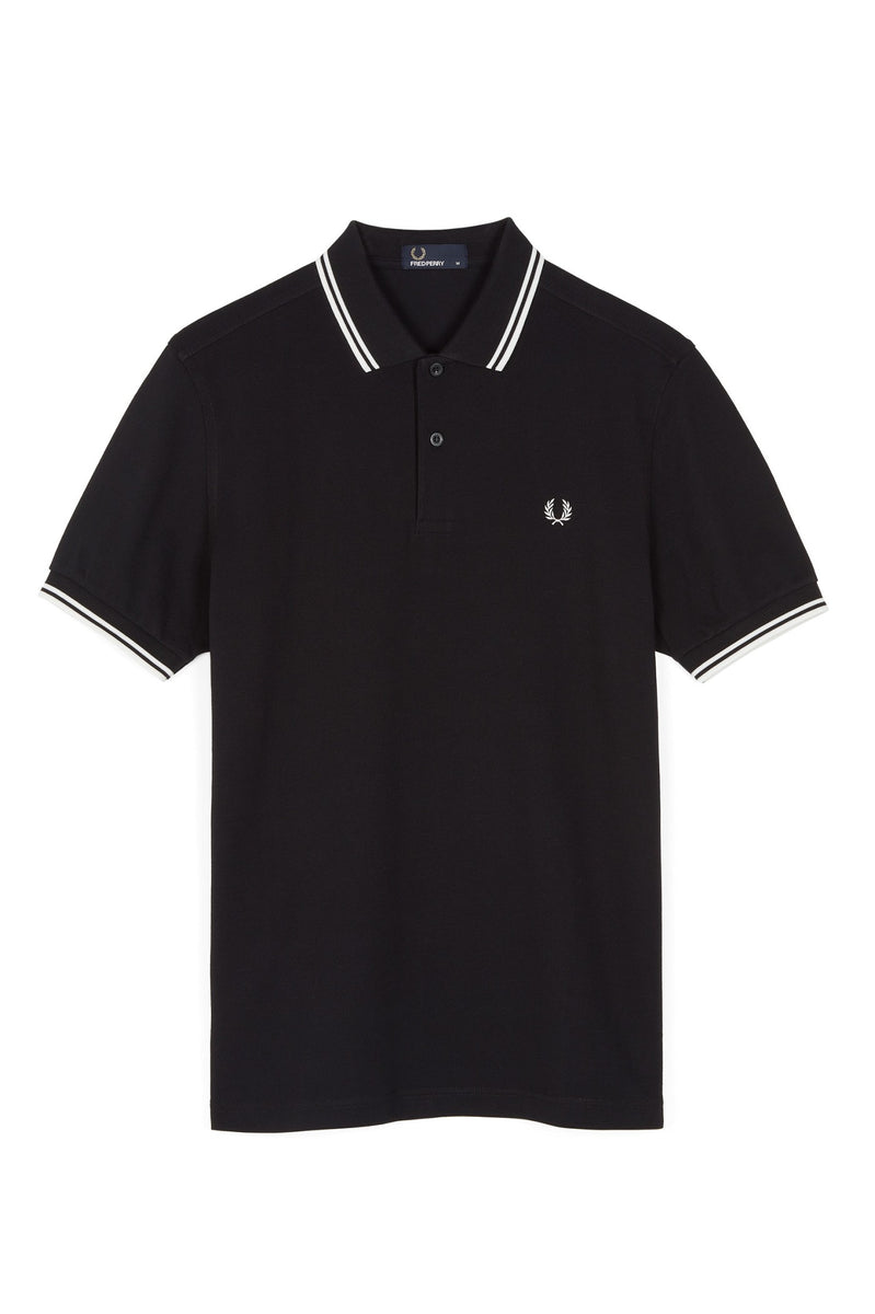 【FRED PERRY】Ls Twin Tipped Polo Shirt Fred Perry Twin Tipped Polo Shirt French Navy/Black | Culture Kings US