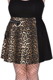 Savage Leopard Mini Skirt
