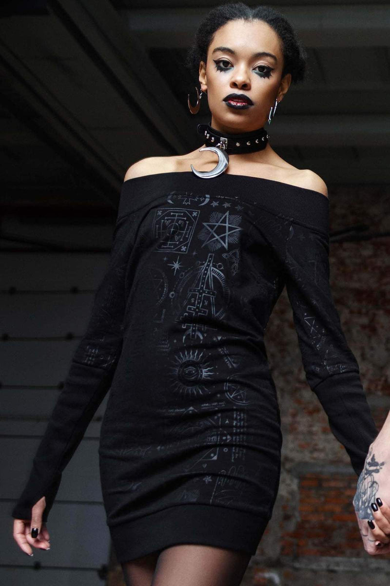 Unholy Sabbath Sweater Dress – DeadRockers