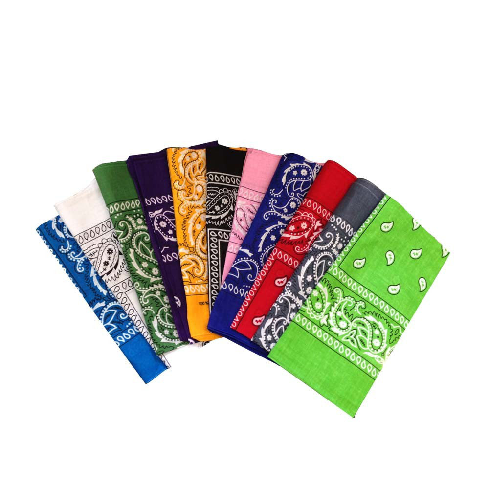 Brand NEW! Colorful Bandana Amazon.com: CoverYourHair Paisley Bandannas - Assorted Color  main image 3