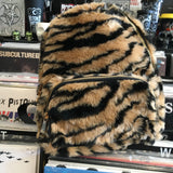 Fuzzy Tiger Print Mini Back Pack