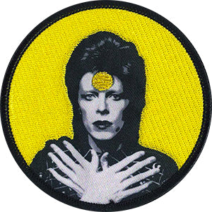 David Bowie Yellow Ziggy Patch