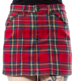 Red Plaid 5 Pocket Skirt (Only XXXL Left!)