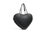 Large Black Matte Tainted Love Tote