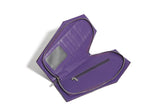 Purple Studded Coffin Wallet