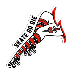 Skate or Die Sticker