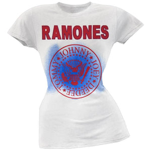 T-shirt Ramones 'Presidential Seal' - Coton Recyclé, Noir - Unisexe Adulte - Logo Armée Johnny Ramone