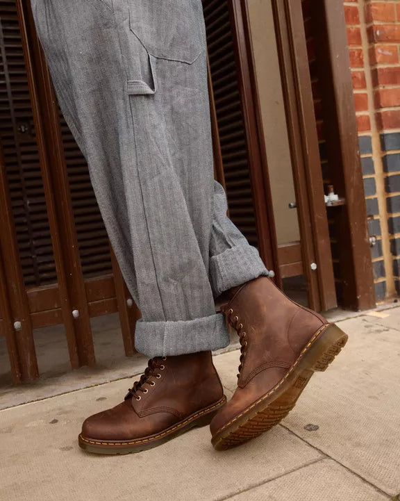 Dr martens crazy horse 8 eye clearance