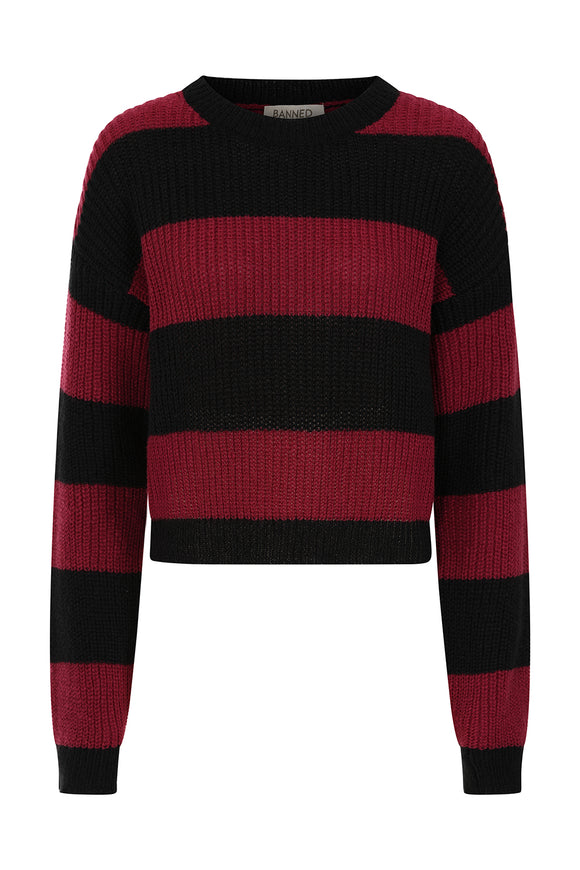 Mara Striped Knit Sweater