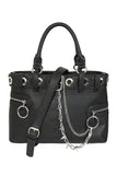 Black Chain Reaction Handbag