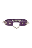 Saki Purple Heart Choker Vegan