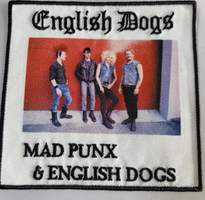 English Dogs Mad Punx Embroidered Patch