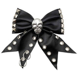 Skull & Stud Hair Bow