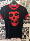 Misfits - Red Foil Skull Womens Shirt