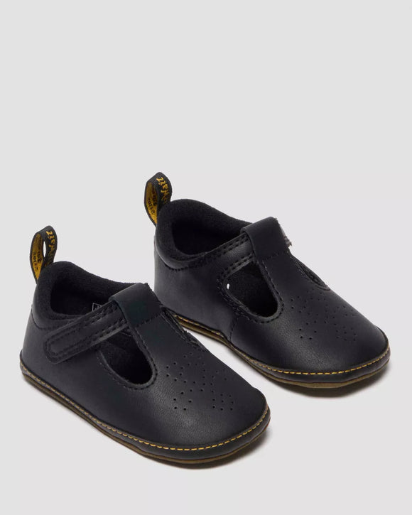 Dr Martens Polley Crib Shoes Black US 3 Kids