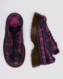 Buzz 5-Eye Tartan & Leather Lace Up Shoes