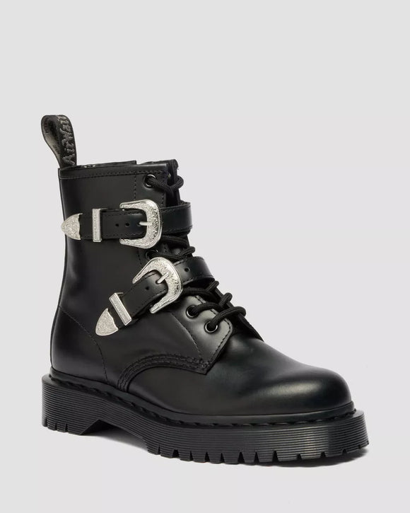 2976 Harness Leather Chelsea Boots Black Analine – DeadRockers