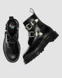 1460 Western Buckle Bex Atlas Leather Lace Up Ankle Boots