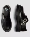 Retro Monk Quad Tumble Leather Strap Shoes