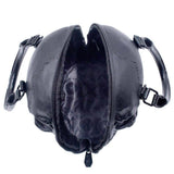 Skull Handbag Purse Black