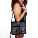 O Ring Moto Crossbody Bag