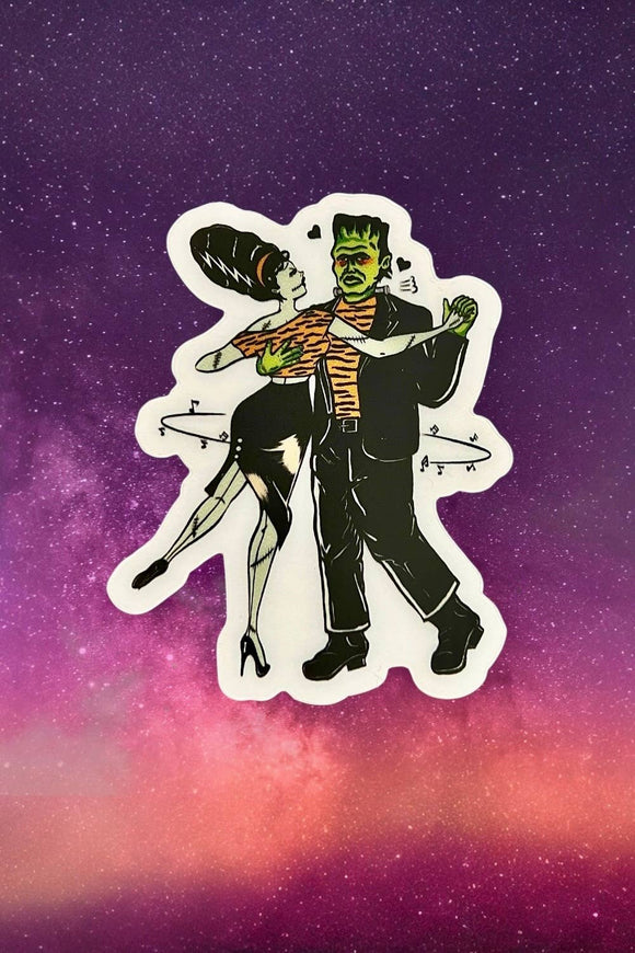 A Waltz with Frankie - Clear Sticker