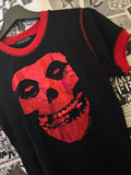Misfits - Red Foil Skull Womens Shirt