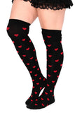 Be My Valentine Over Knee Socks