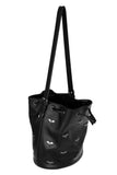 Bat Studded Bucket Bag