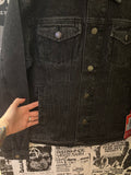 Vintage Wash Black Denim Jacket