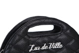 Black Matte Half Moon Tiny Tote