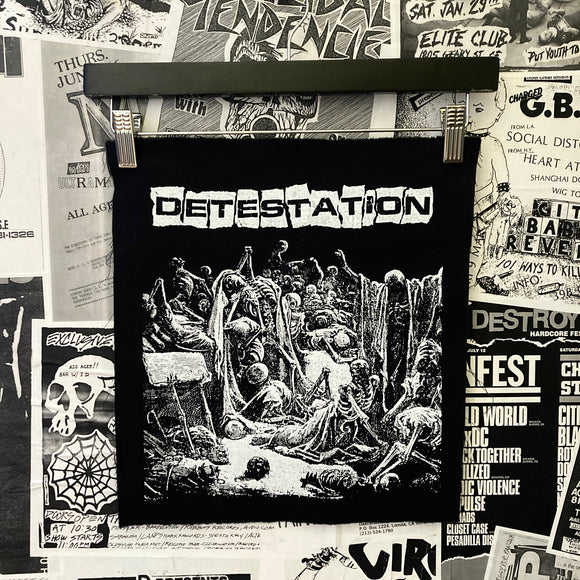 Detestation Band Back Patch