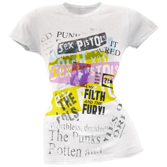 Sex Pistols Filth Womens Fitted Tee