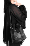 Bat Studded Bucket Bag