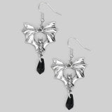 Bat & Stone Drop Earrings